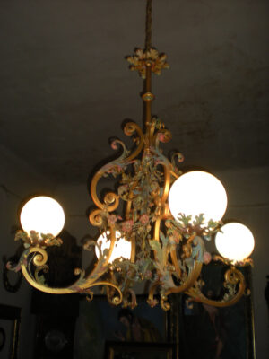 Candelabru impozant - fier forjat