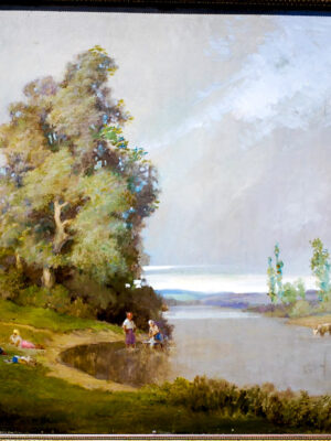 Peisaj in lunca Muresului - Tarnavei